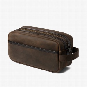 Borse Da Toilette Thursday Boots Dopp Kit Uomo Marroni | OBI5766OW