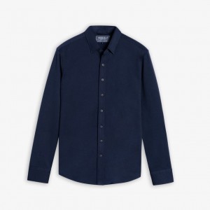 Camicie Thursday Boots Everyday Button-Down Uomo Blu Marino | SJN9928VB