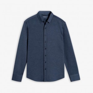 Camicie Thursday Boots Everyday Button-Down Uomo Blu | ADO4751GC