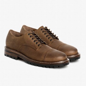 Scarpe da Sera Thursday Boots Statesman Uomo Marroni | ZUH9911JI