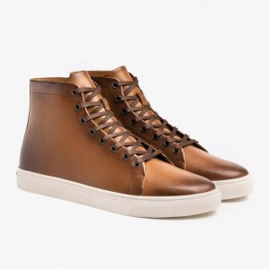 Sneakers Alte Thursday Boots Premier Uomo Toffee | WAP4219YY