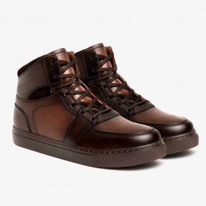 Sneakers Alte Thursday Boots Showtime Uomo Caffè | JBT5184AS