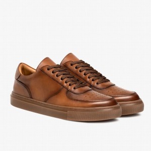 Sneakers Basse Thursday Boots Court Uomo Toffee | BXM8015CN