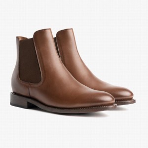 Stivaletti Chelsea Thursday Boots Cavalier Uomo Marroni Scuro | EHP8336DO