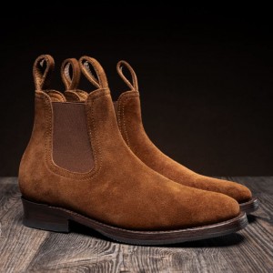 Stivaletti Chelsea Thursday Boots Journeyman Uomo Marroni | DHM9311JF