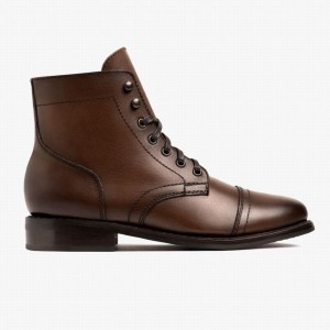 Stivali Stringati Thursday Boots Captain Donna Walnut | EWD3039IN