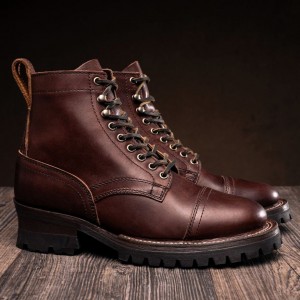 Stivali Stringati Thursday Boots Challenger Uomo Cioccolato | CLQ2113BB