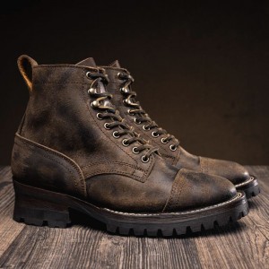 Stivali Stringati Thursday Boots Challenger Uomo Grigie | ABE4269BQ