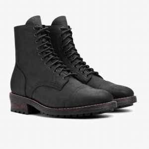 Stivali Stringati Thursday Boots Logger Uomo Nere | PGS128AV