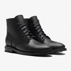 Stivali Stringati Thursday Boots President Uomo Nere | AEZ2348PF