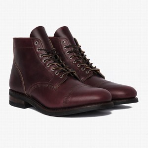 Stivali Stringati Thursday Boots Vanguard Uomo Rosse Marroni | FWM8364OY