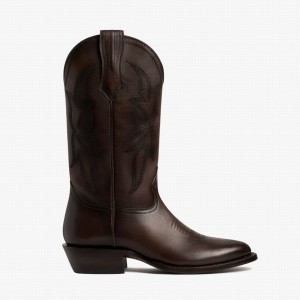 Stivali Western Thursday Boots Maverick Uomo Caffè | PRG9775NT