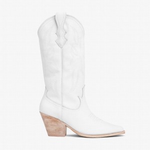 Stivali Western Thursday Boots Rodeo Donna Bianche | HFX459YO