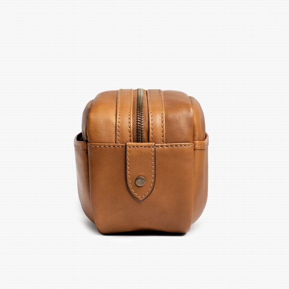 Borse Da Toilette Thursday Boots Dopp Kit Uomo Toffee | TUA6290BQ