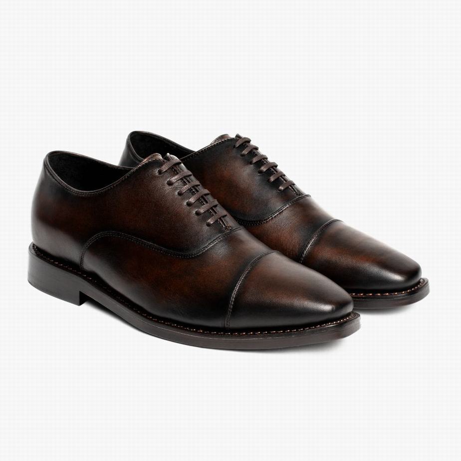 Scarpe da Sera Thursday Boots Executive Uomo Nere Caffè | MYR1070UF