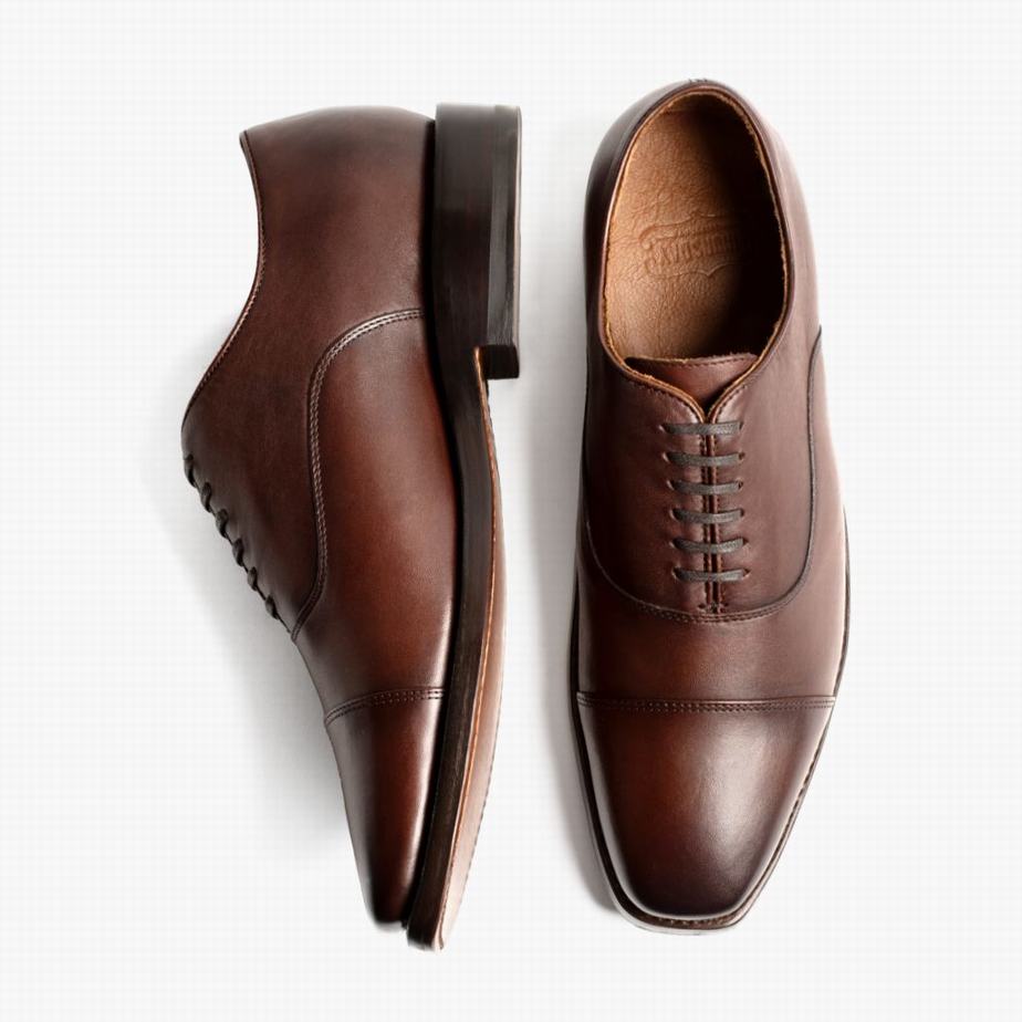 Scarpe da Sera Thursday Boots Executive Uomo Marroni | YRT2446ER