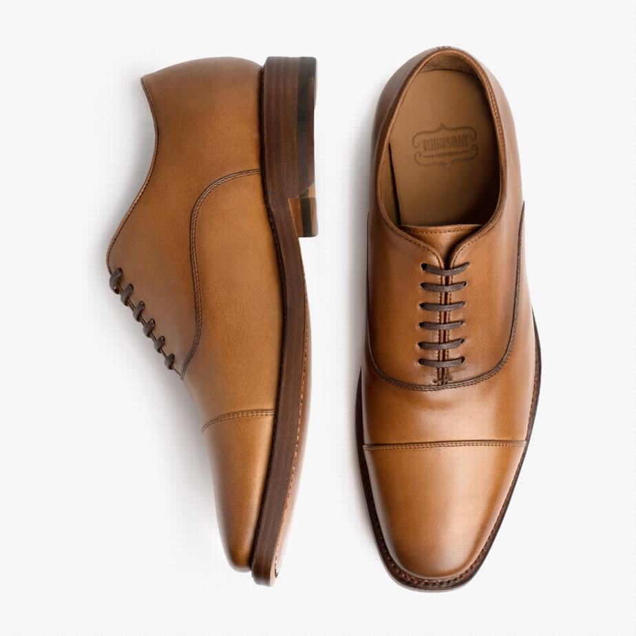 Scarpe da Sera Thursday Boots Executive Uomo Marroni | BHX1063IQ