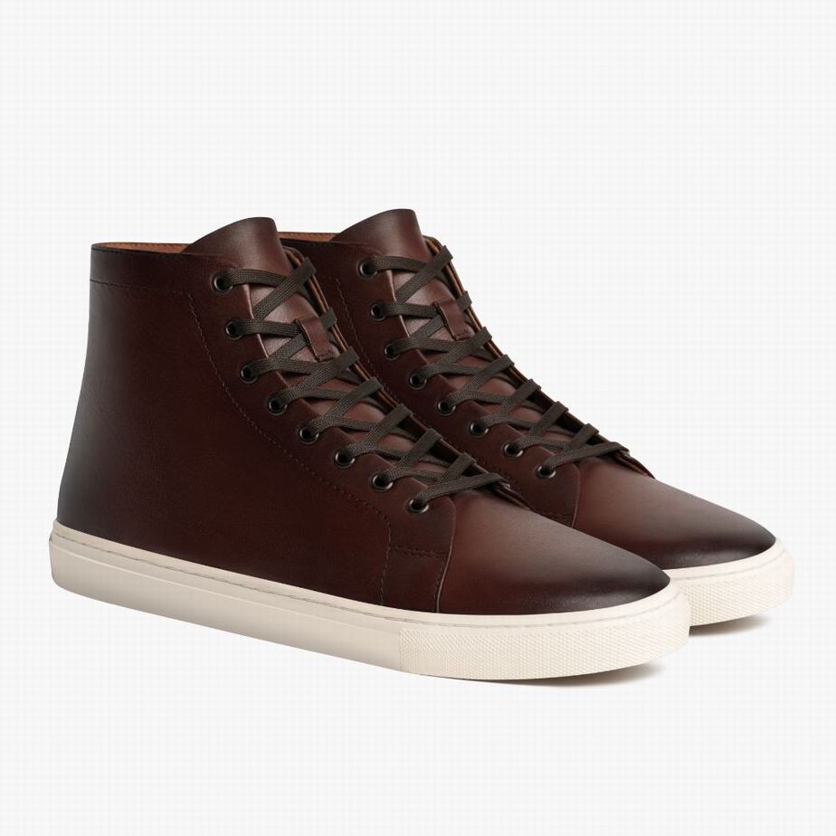 Sneakers Alte Thursday Boots Premier Uomo Caffè | PPH796OC