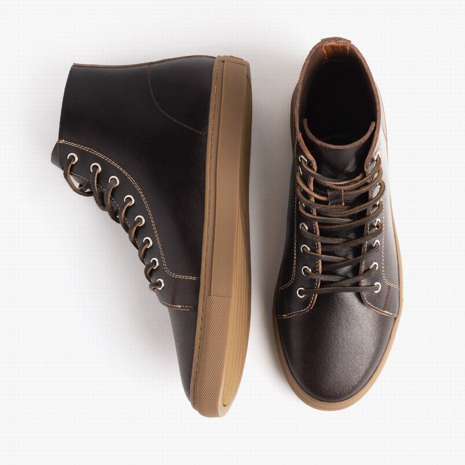 Sneakers Alte Thursday Boots Premier Uomo Cacao | ALW5799KT