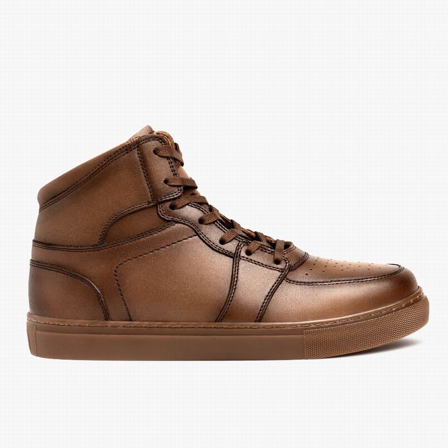 Sneakers Alte Thursday Boots Showtime Uomo Marroni | EQX1253BE