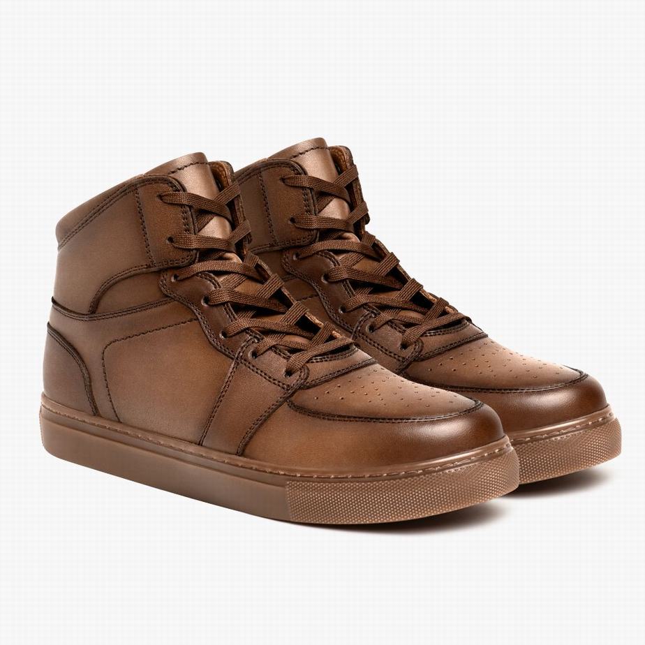 Sneakers Alte Thursday Boots Showtime Uomo Marroni | EQX1253BE