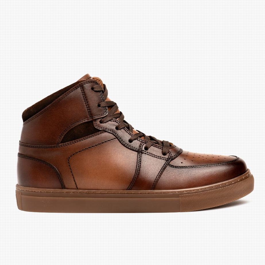 Sneakers Alte Thursday Boots Showtime Uomo Brandy | LFK9312BB