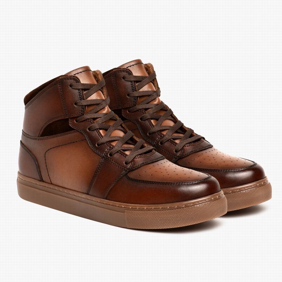 Sneakers Alte Thursday Boots Showtime Uomo Brandy | LFK9312BB