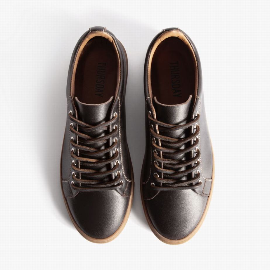 Sneakers Basse Thursday Boots Premier Uomo Cacao | HWX798HU