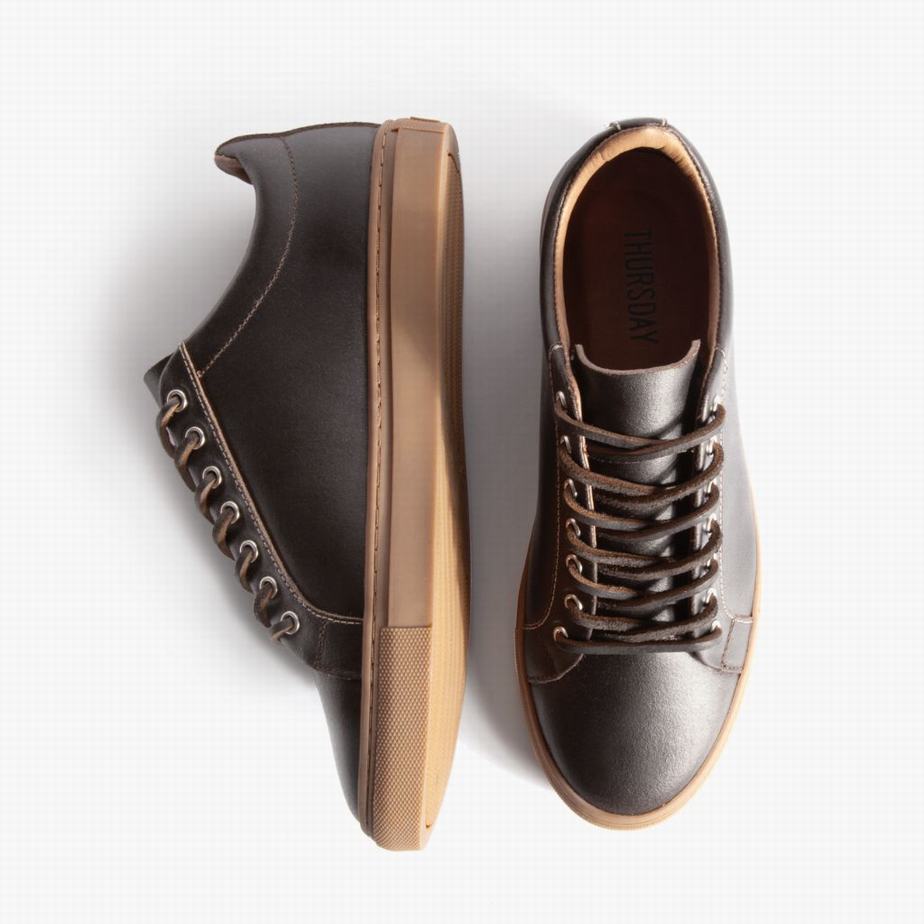 Sneakers Basse Thursday Boots Premier Uomo Cacao | HWX798HU