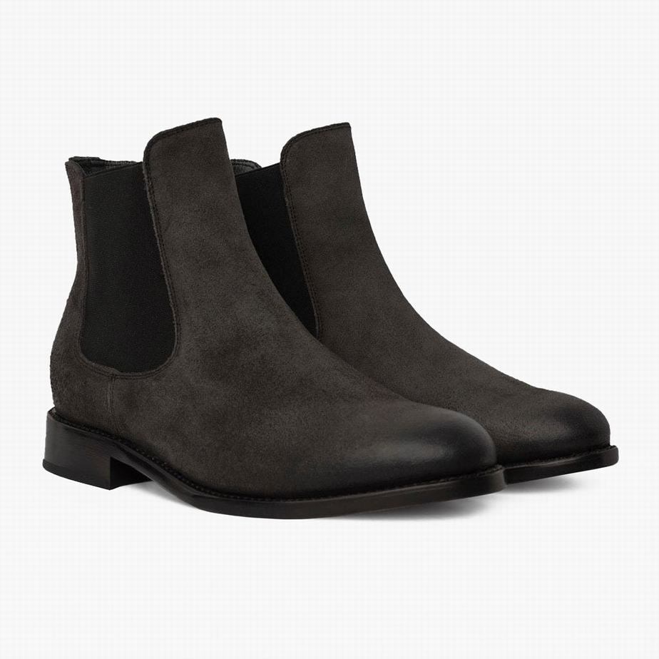 Stivaletti Chelsea Thursday Boots Cavalier Uomo Grigie | WSE5964TL