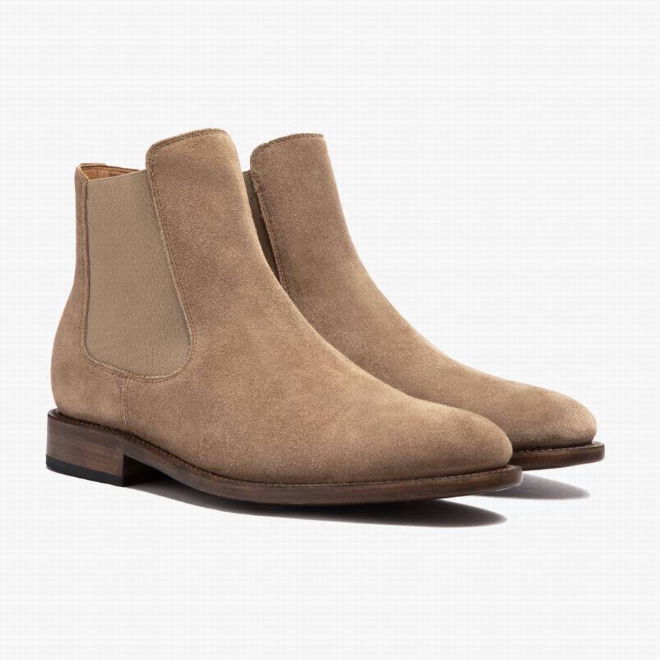 Stivaletti Chelsea Thursday Boots Cavalier Uomo Beige | QBD3266RW