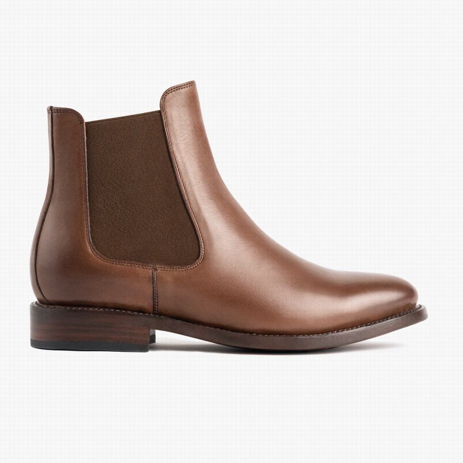 Stivaletti Chelsea Thursday Boots Cavalier Uomo Marroni Scuro | EHP8336DO