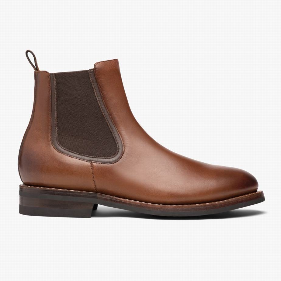 Stivaletti Chelsea Thursday Boots Duke Uomo Brandy | GBC332GH