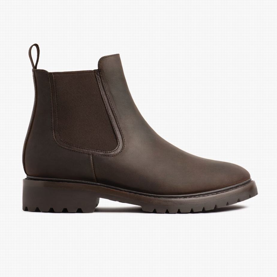 Stivaletti Chelsea Thursday Boots Legend Uomo Marroni | DRH4696MI