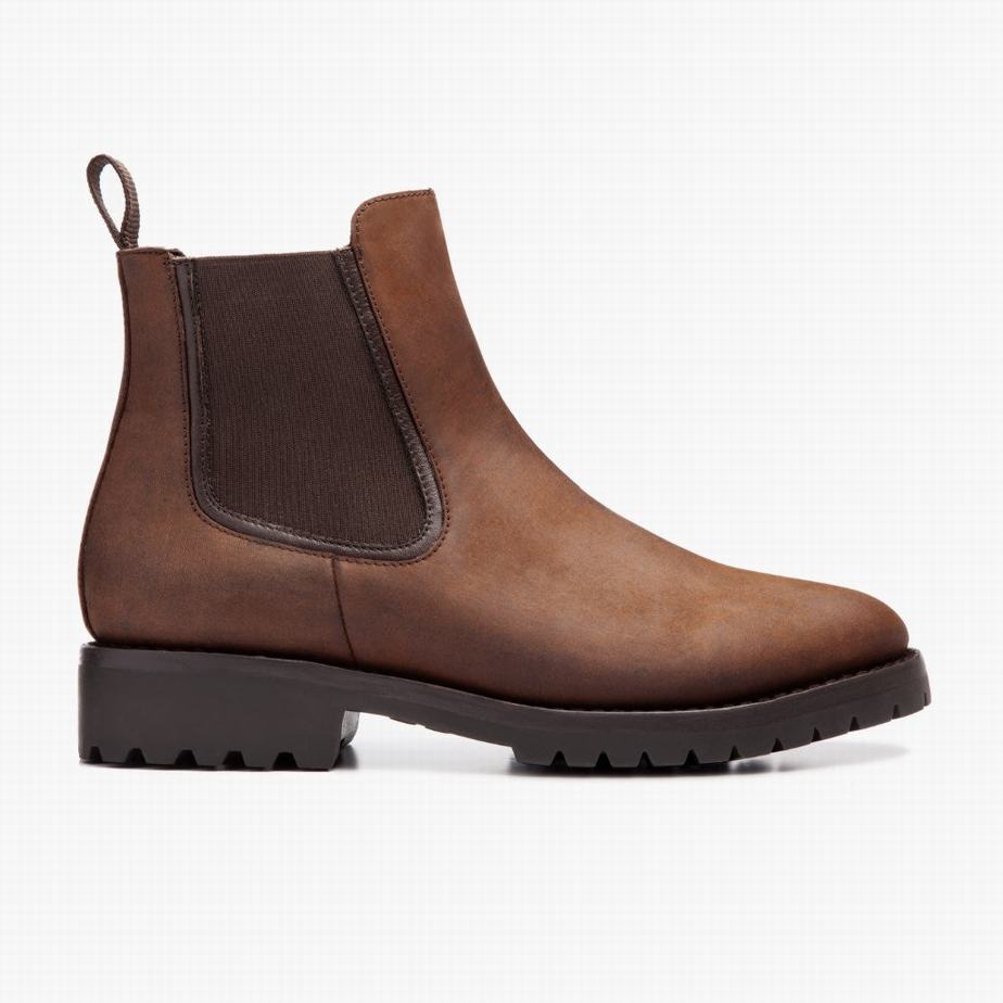 Stivaletti Chelsea Thursday Boots Legend Uomo Cioccolato | CEW923AJ