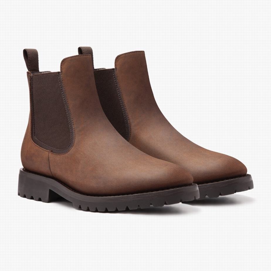 Stivaletti Chelsea Thursday Boots Legend Uomo Cioccolato | CEW923AJ