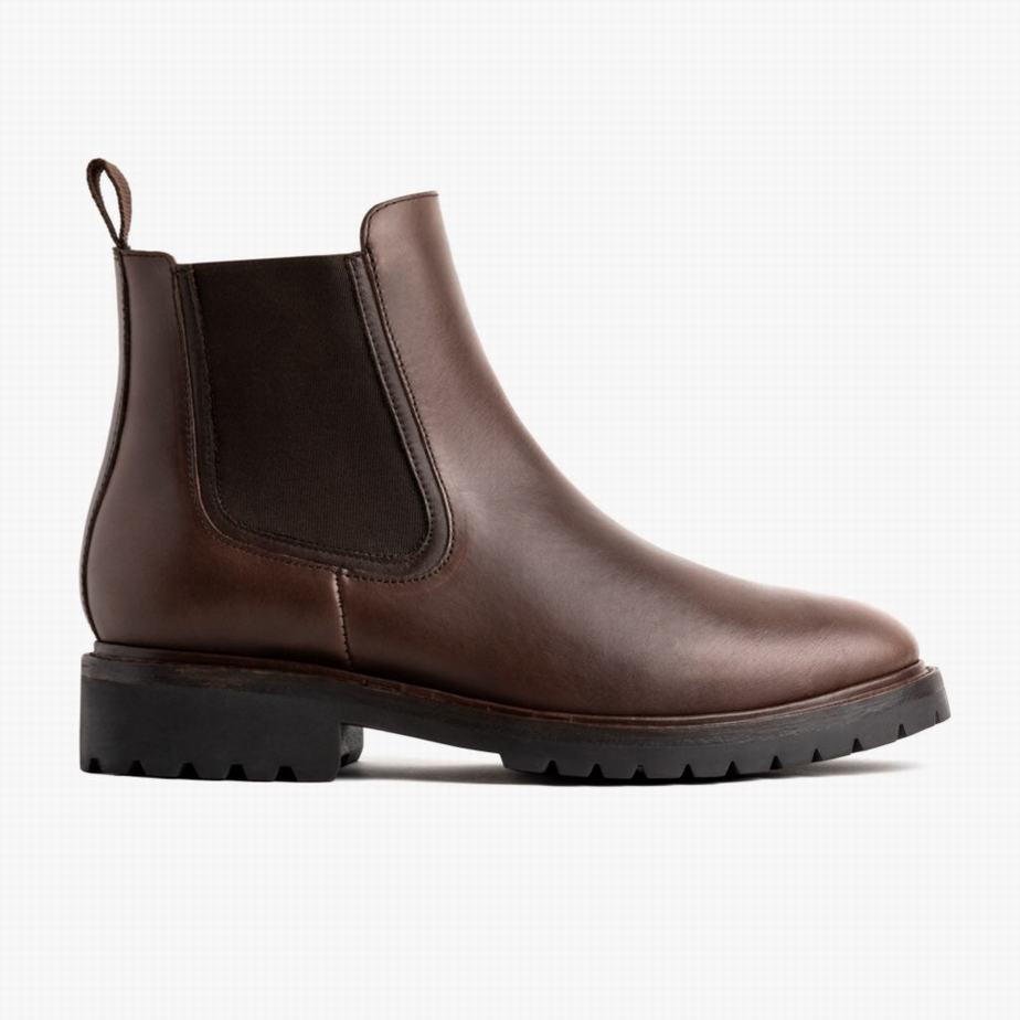 Stivaletti Chelsea Thursday Boots Legend Uomo Caffè | ONT4774EM