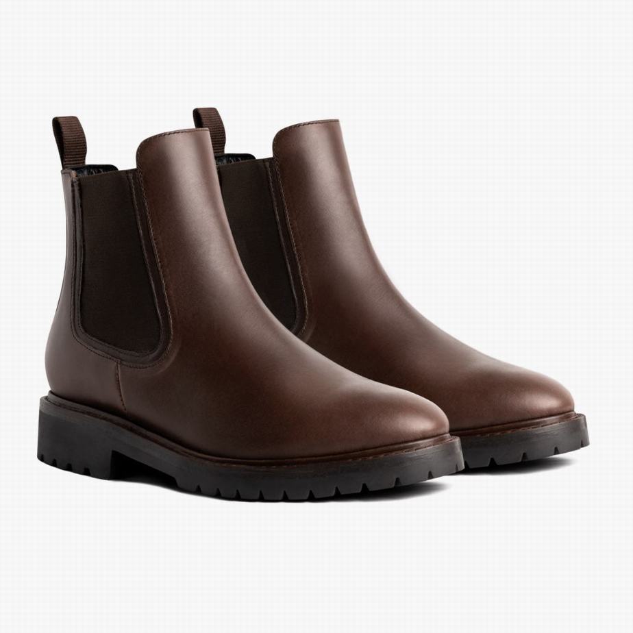 Stivaletti Chelsea Thursday Boots Legend Uomo Caffè | ONT4774EM