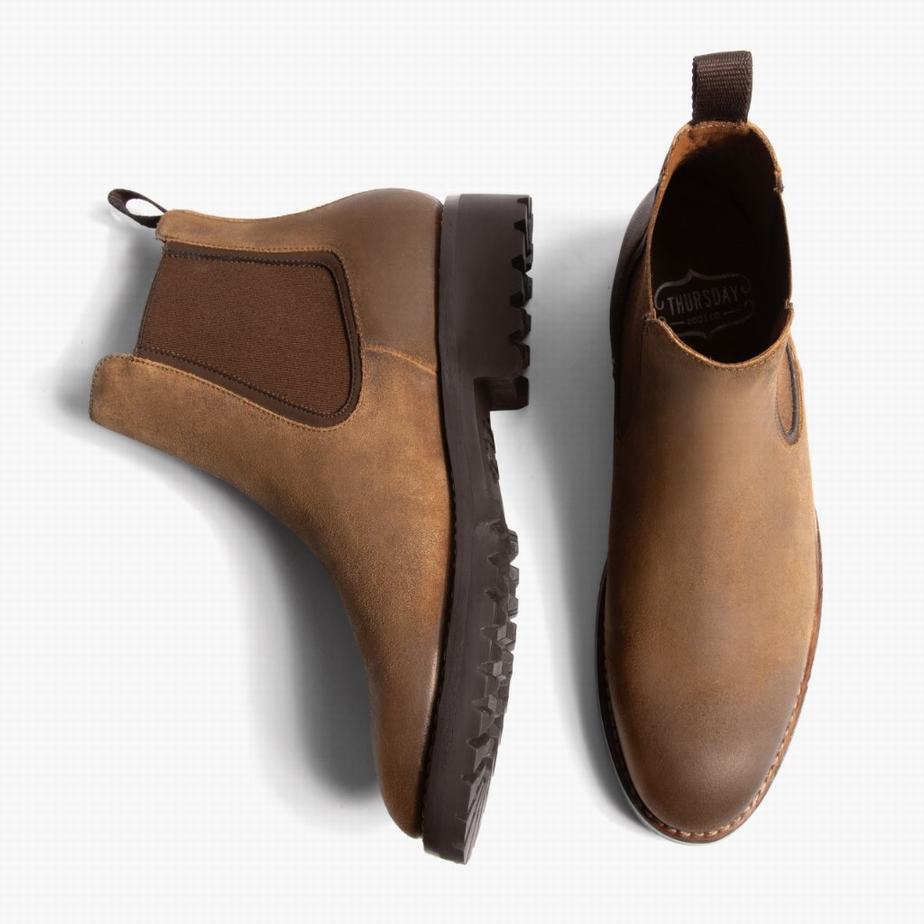 Stivaletti Chelsea Thursday Boots Legend Uomo Safari | PIX1059SB