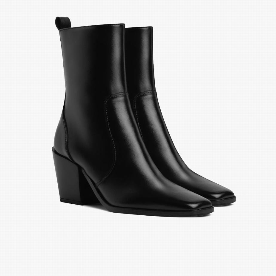 Stivaletti Thursday Boots Soho Zip Donna Nere | TMX4533SH