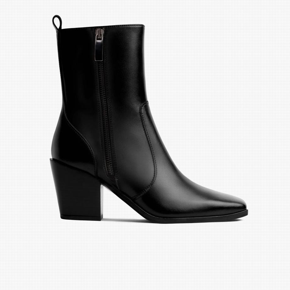 Stivaletti Thursday Boots Soho Zip Donna Nere | TMX4533SH