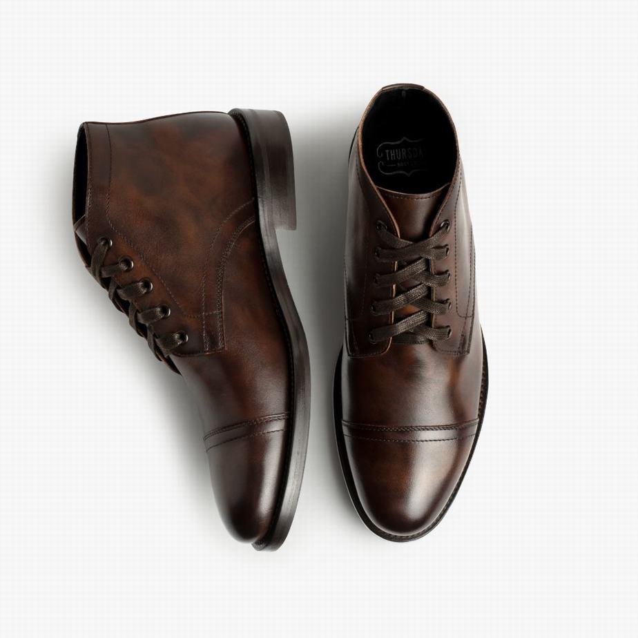 Stivali Chukka Thursday Boots Cadet Uomo Caffè | JNN3966CR