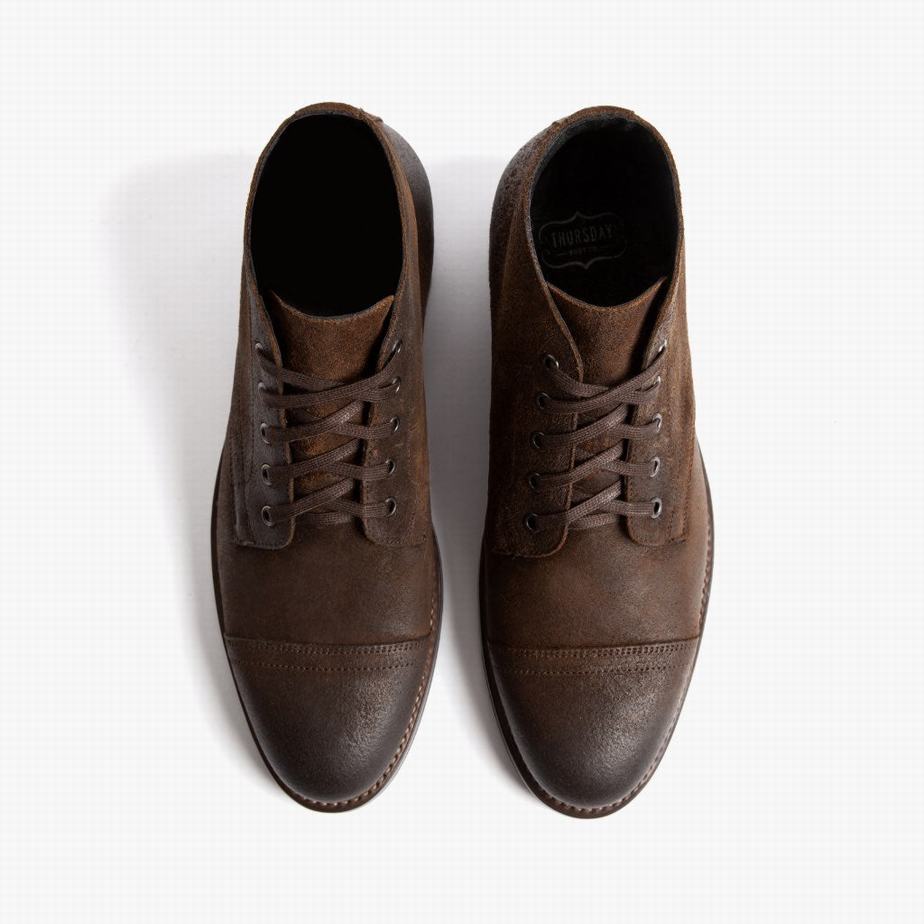 Stivali Chukka Thursday Boots Cadet Uomo Mocha | OAF9281HF