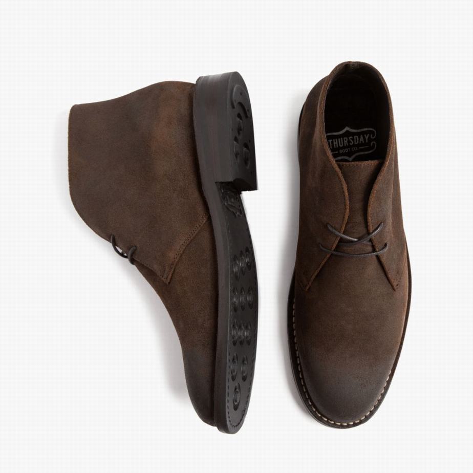 Stivali Chukka Thursday Boots Scout Uomo Mocha | IWP8894GQ