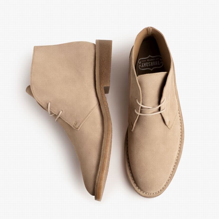 Stivali Chukka Thursday Boots Scout Uomo Dune | IZO7352RJ