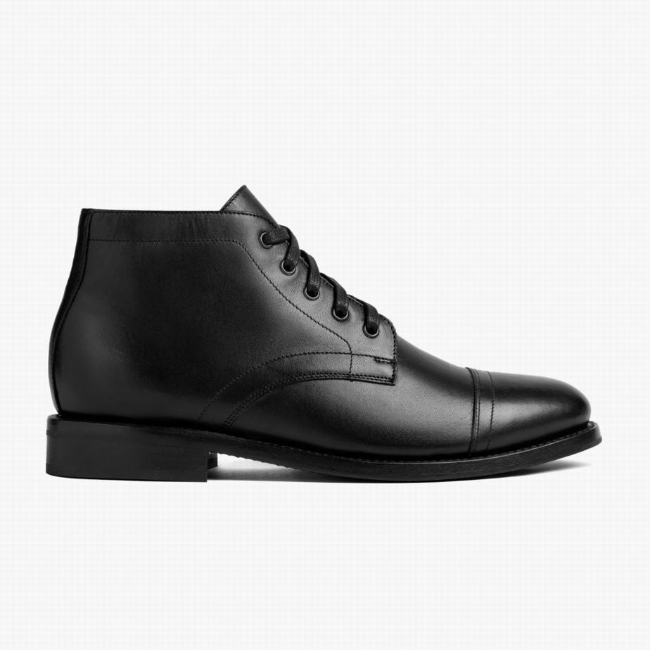 Stivali Stringati Thursday Boots Cadet Uomo Nere | ENX207RM