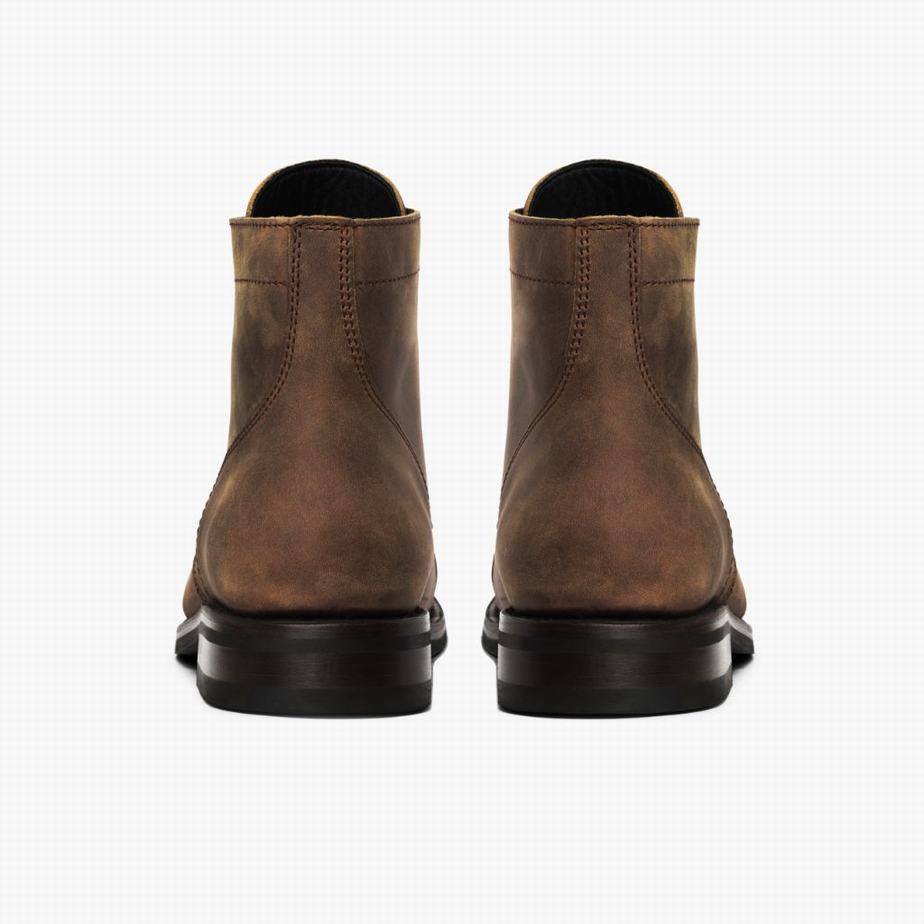 Stivali Stringati Thursday Boots Captain Uomo Marroni | RSG4233XB