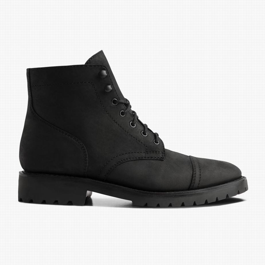 Stivali Stringati Thursday Boots Captain StormKing® Uomo Nere | IJM608DW