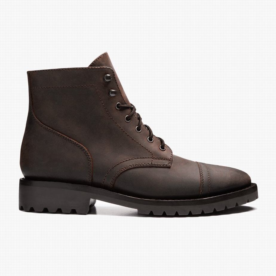 Stivali Stringati Thursday Boots Captain StormKing® Uomo Marroni | SSL1647OO