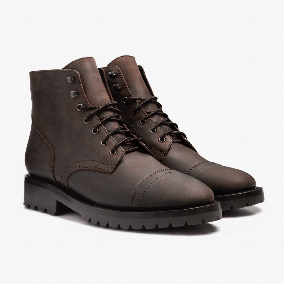 Stivali Stringati Thursday Boots Captain StormKing® Uomo Marroni | SSL1647OO